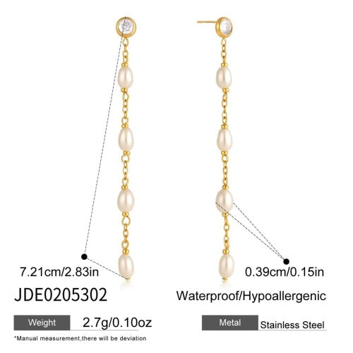 Boucles d’oreilles en acier – E0205302