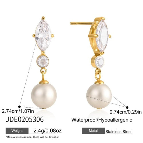 Boucles d’oreilles en acier – E0205306