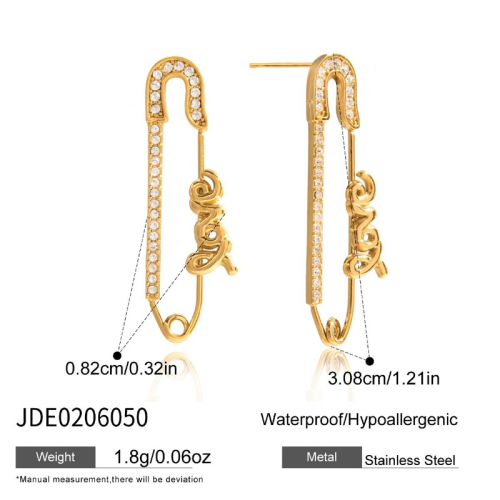 Boucles d’oreilles en acier – E0206050