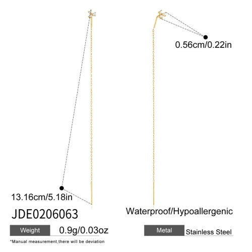 BOUCLES D’OREILLES ACIER REF E0206063
