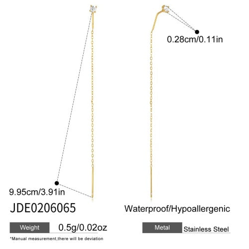 BOUCLES D’OREILLES ACIER REF E0206065