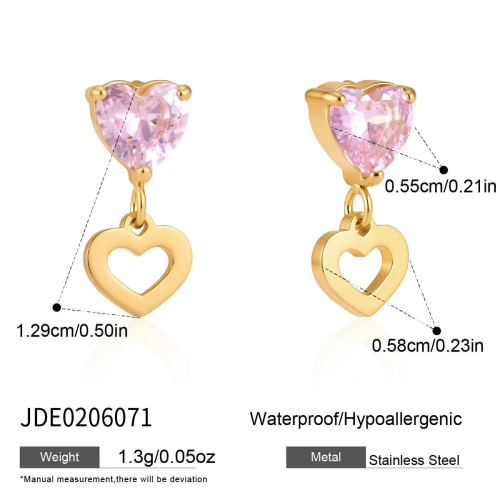 BOUCLES D’OREILLES ACIER REF E0206071