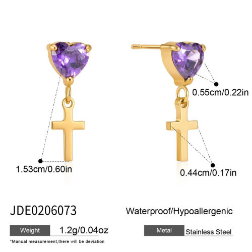 BOUCLES D’OREILLES ACIER REF E0206073
