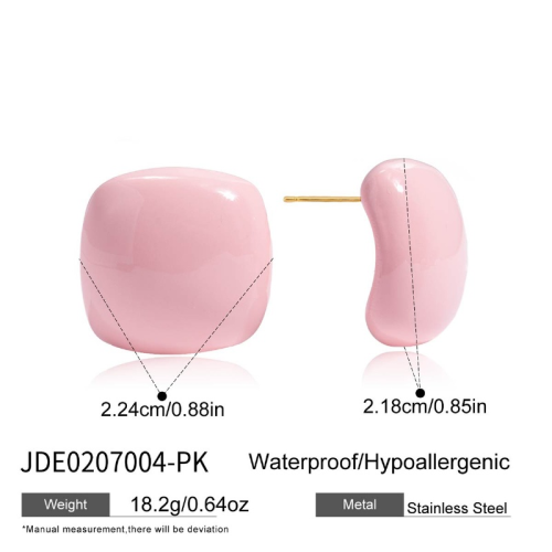 Boucles d’oreilles en acier – E0207004-PK