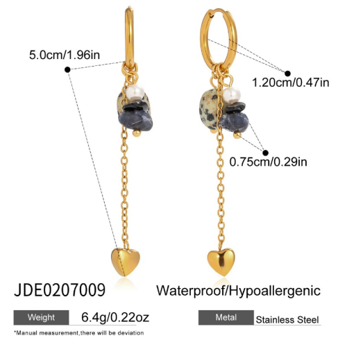 Boucles d’oreilles en acier – E0207009