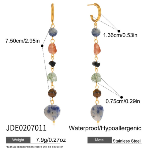 Boucles d’oreilles en acier – E0207011