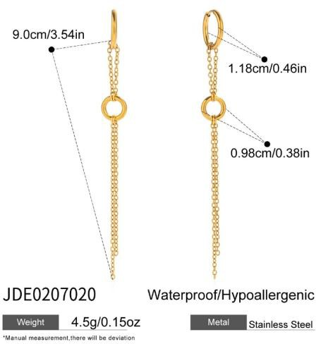 Boucles d’oreilles en acier – E0207020