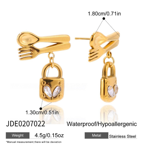 Boucles d’oreilles en acier – E0207022
