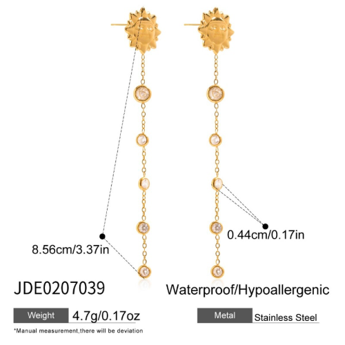 Boucles d’oreilles en acier – E0207039