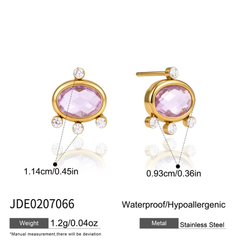 BOUCLES D’OREILLES ACIER REF E0207066