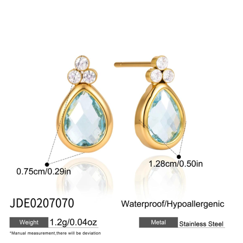 BOUCLES D’OREILLES ACIER REF E0207070