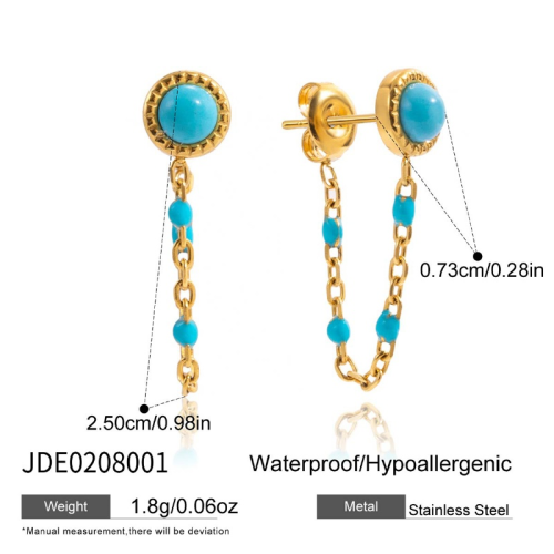 Boucles d’oreilles en acier – E0208001