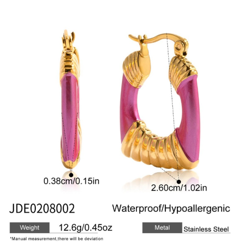 Boucles d’oreilles en acier – E0208002