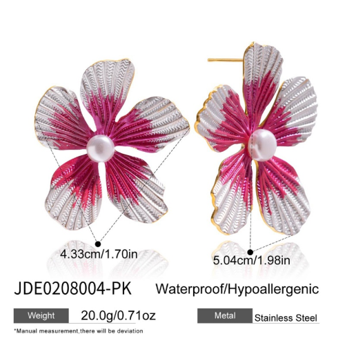 Boucles d’oreilles en acier – E0208004-PK