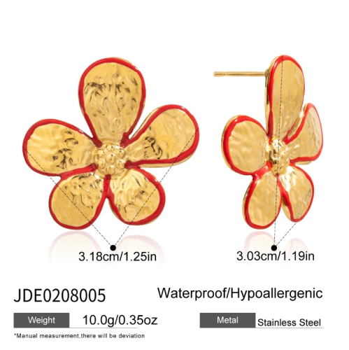 Boucles d’oreilles en acier – E0208005