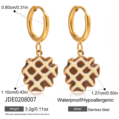 Boucles d’oreilles en acier – E0208007