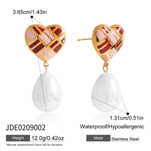 Boucles d’oreilles en acier – E0209002