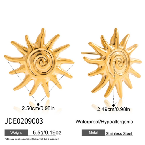 Boucles d’oreilles en acier – E0209003