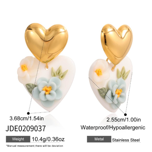 Boucles d’oreilles en acier – E0209037