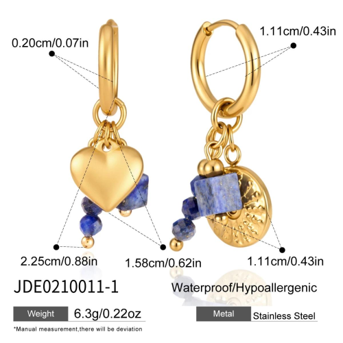 BOUCLES D’OREILLES ACIER REF E0210011-1