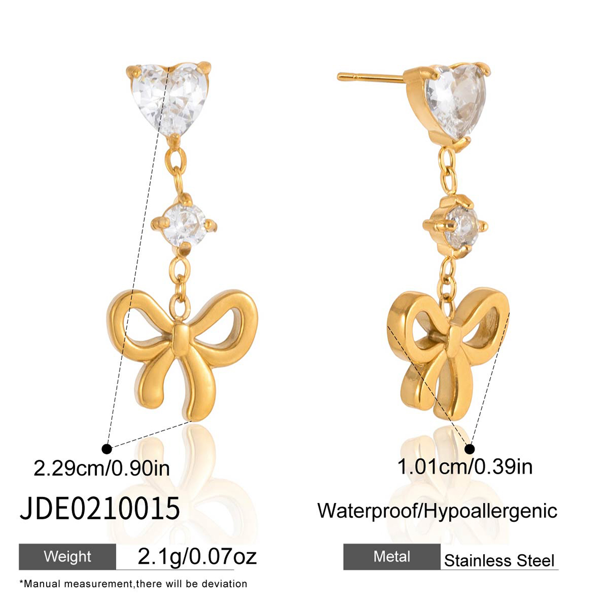 Boucles d’oreilles en acier – E0210015