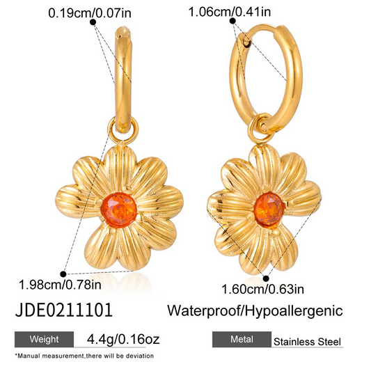 Boucles d’oreilles en acier – E0211101