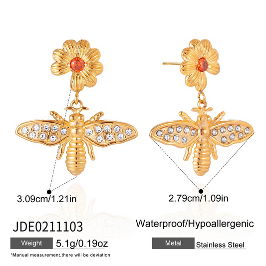 Boucles d’oreilles en acier – E0211103