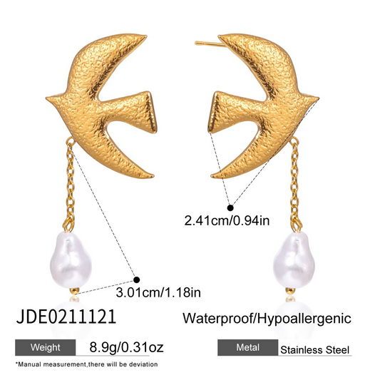Boucles d’oreilles en acier – E0211121