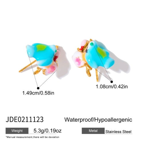 Boucles d’oreilles en acier – E0211123
