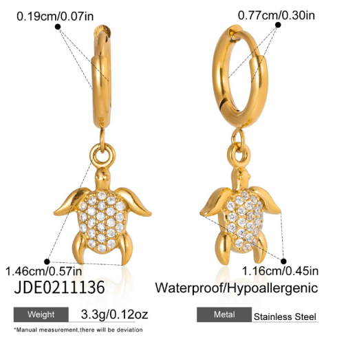 Boucles d’oreilles en acier – E0211136