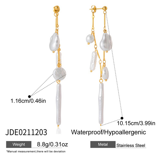 Boucles d’oreilles en acier – E0211203