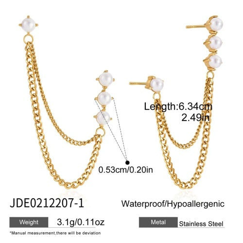 Boucles d’oreilles en acier – E0212207-1