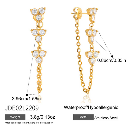 Boucles d’oreilles en acier – E0212209