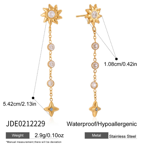 Boucles d’oreilles en acier – E0212229