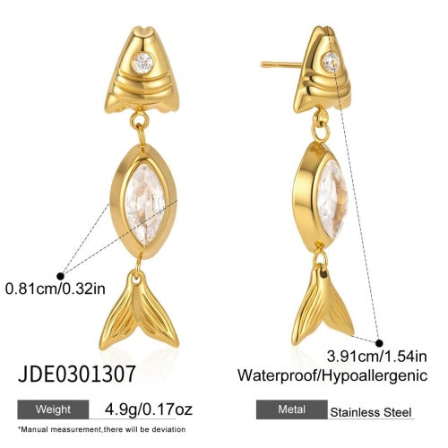 Boucles d’oreilles en acier – E0301307
