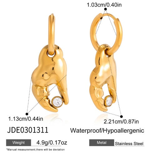 Boucles d’oreilles en acier – E0301311