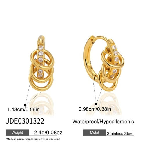 Boucles d’oreilles en acier – E0301322