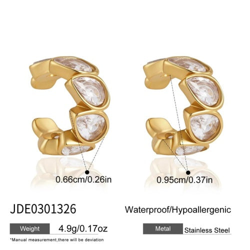 Boucles d’oreilles en acier – E0301326