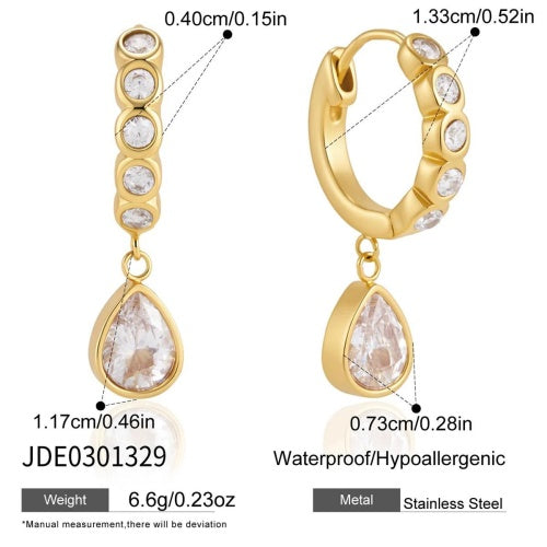 Boucles d’oreilles en acier – E0301329