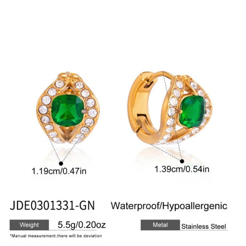 Boucles d’oreilles en acier – E0301331-GN