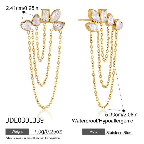 Boucles d’oreilles en acier – E0301339