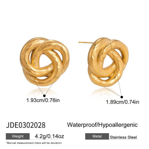 Boucles d’oreilles en acier – E0302028