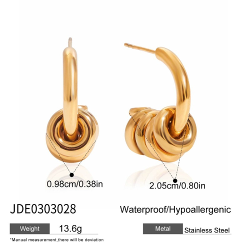Boucles d’oreilles en acier – E0303028