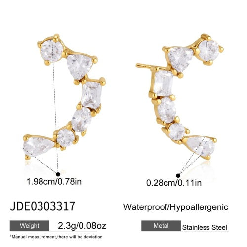 Boucles d’oreilles en acier – E0303317