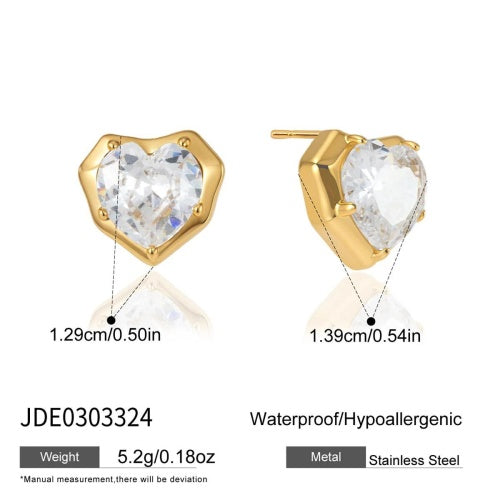 Boucles d’oreilles en acier – E0303324