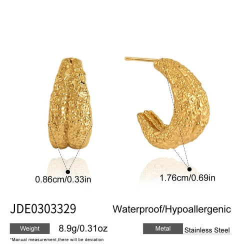 Boucles d’oreilles en acier – E0303329