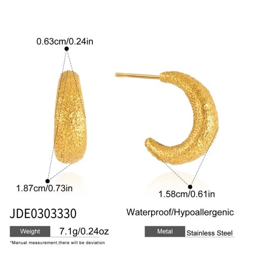 Boucles d’oreilles en acier – E0303330