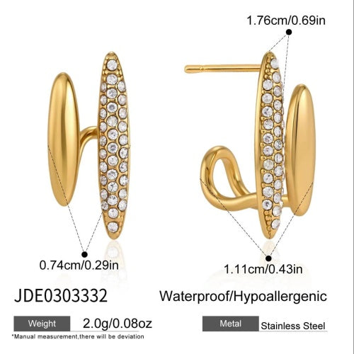 Boucles d’oreilles en acier – E0303332