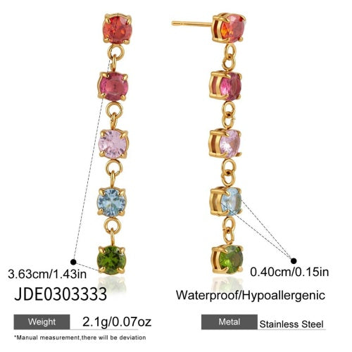 Boucles d’oreilles en acier – E0303333