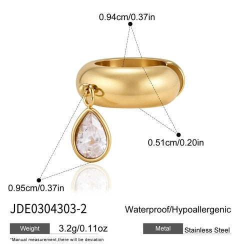 Boucles d’oreilles en acier – E0304303-2